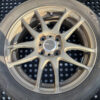【中古品】【限定セール】1本訳あり WORK EMOTION CR Kiwami 15インチ 4H 100 5J +45 レグノ 165/55R15 - 画像 (2)